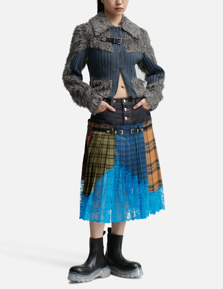 New Olga Hairy Knit Zip-Up Jacket Placeholder Image