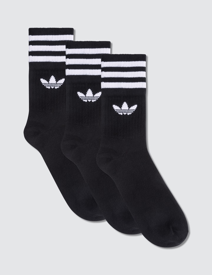 Striped Mid Cut Socks (3 Pack) Placeholder Image