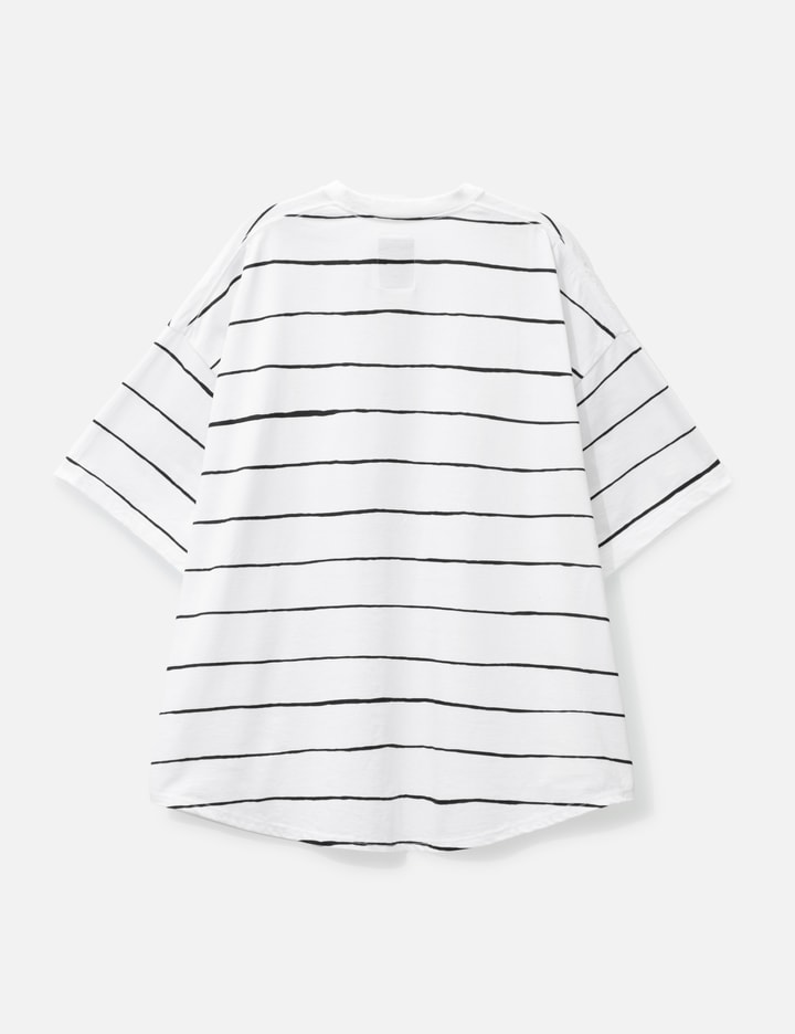 Oversized Striped Short Sleeve T-shirt Placeholder Image