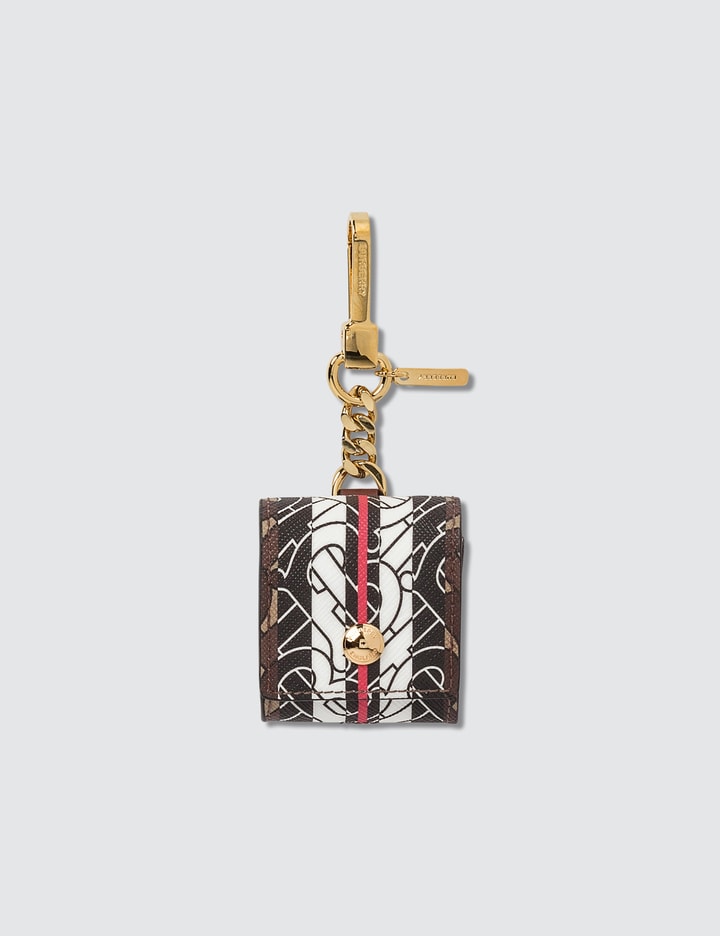 Monogram Stripe E-canvas AirPod Case Placeholder Image