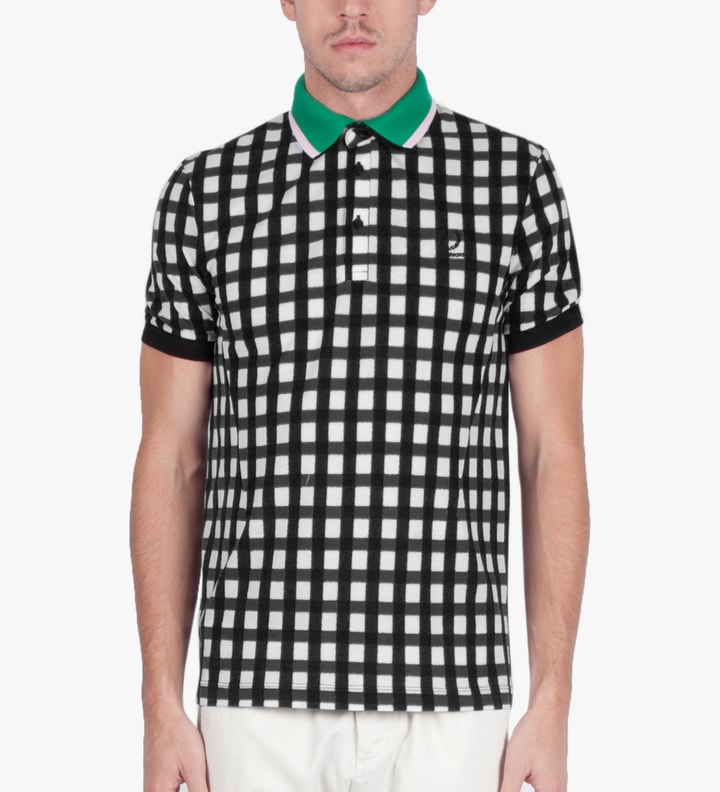 Fred Perry x Raf Simons Black Gingham Fade Fred Perry Shirt Placeholder Image