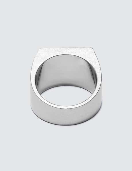 Maison Margiela - 4 Stitches Silver Ring | HBX - Globally Curated 