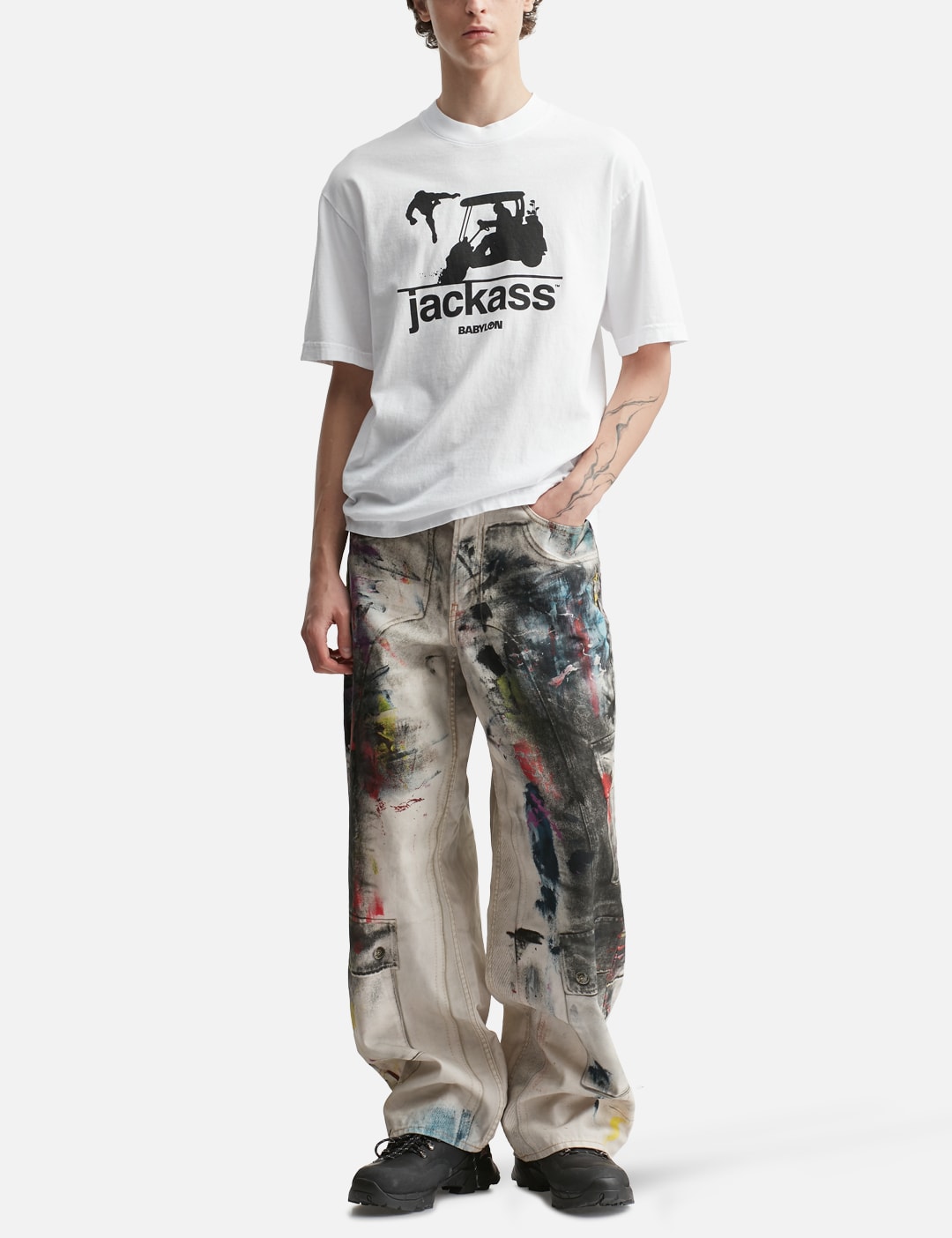 Jackass X Babylon Golf Cart Tee view 15
