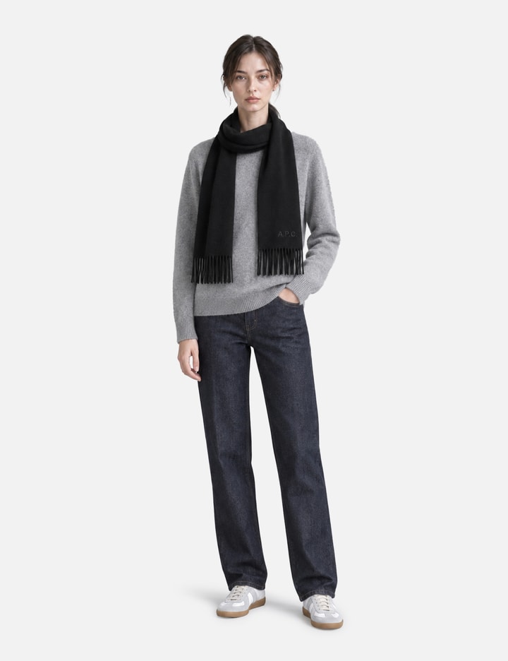 A.P.C. ECHARPE AMBROISE BRODEE