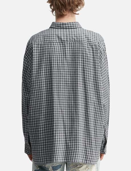 Flannel Button-Up Shirt view 12