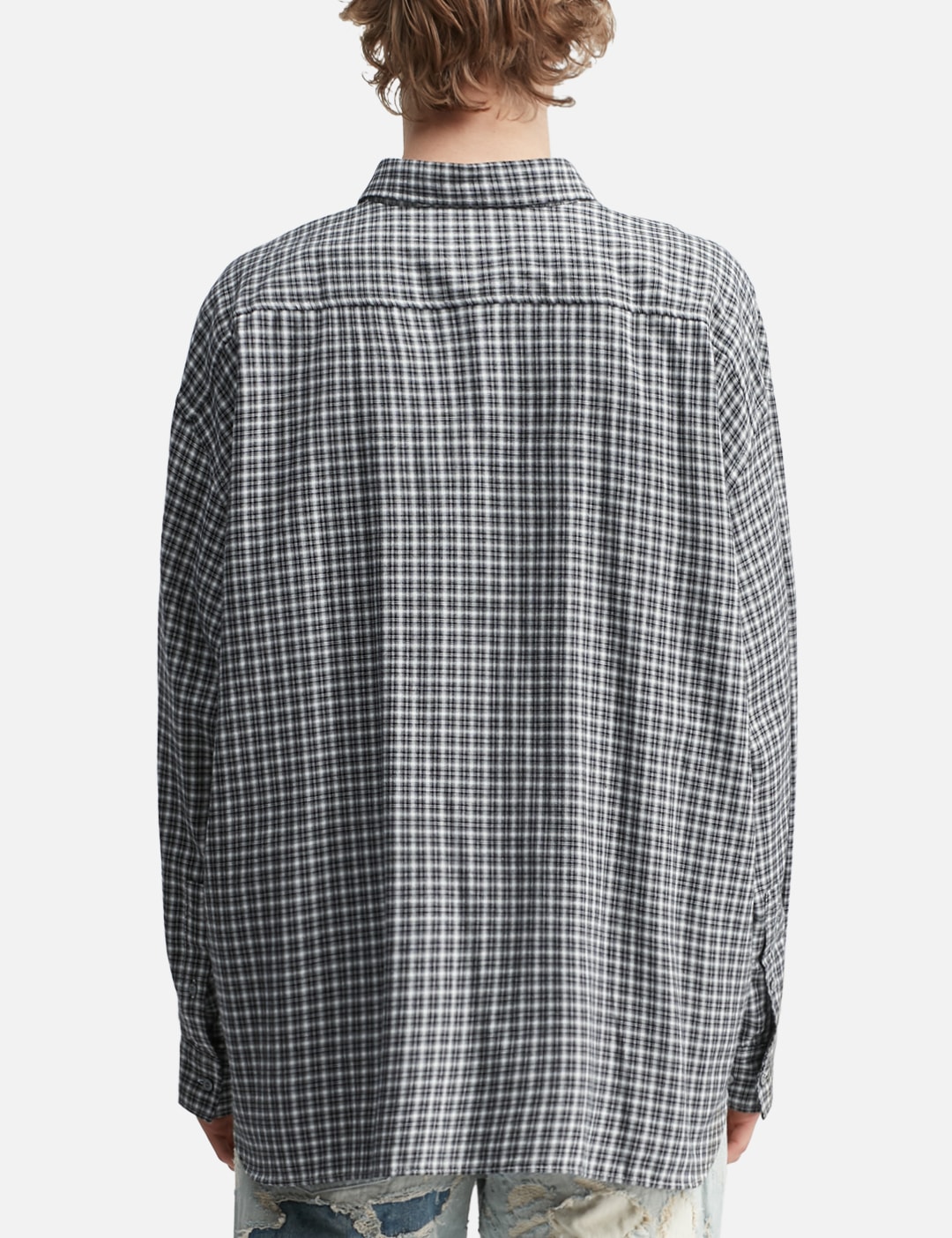 Flannel Button-Up Shirt view 19