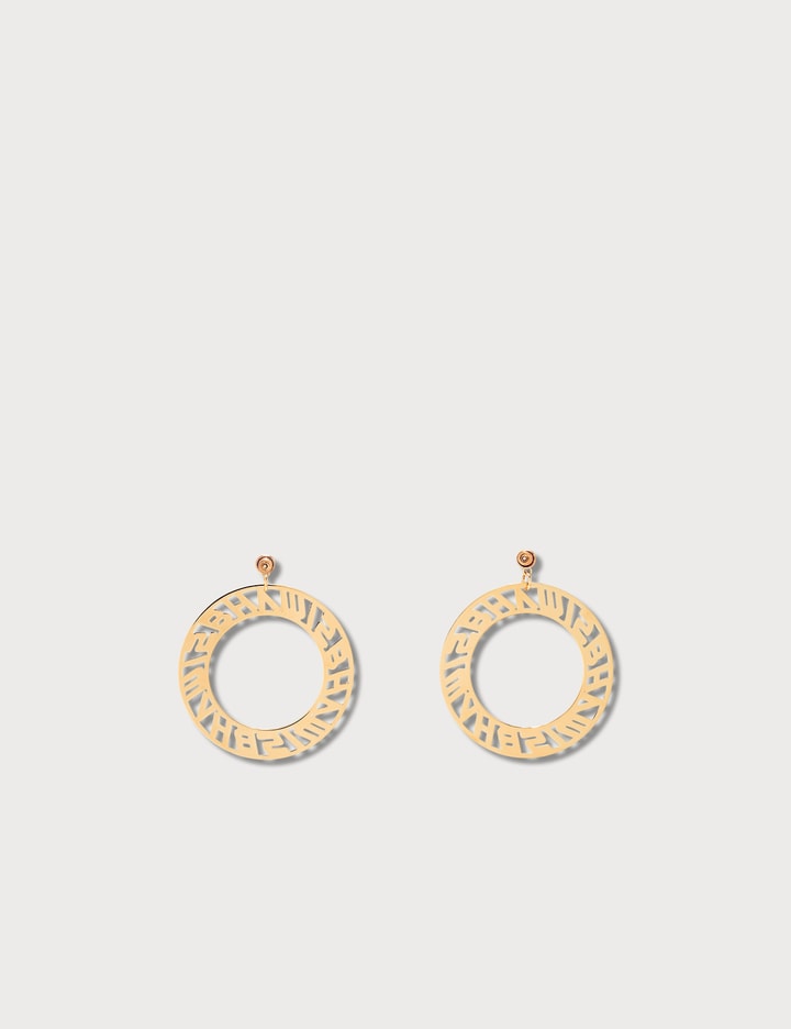 Classic Logo Circle Earrings Placeholder Image