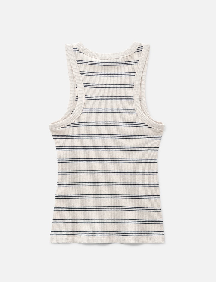 Maison Kitsuné Baby Fox Striped Tank Top