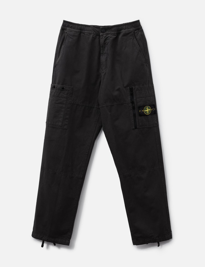 Stone Island Organic Cotton Ripstop Cargo Trousers