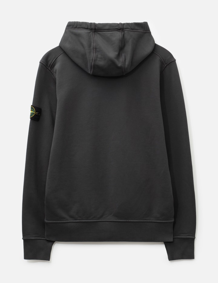 Stone Island Organic Cotton Fleece Hooded Sweatshirt