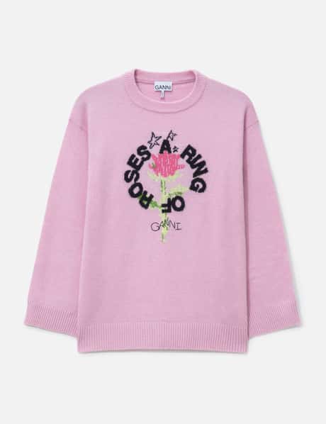 Graphic Wool Oversized Crewneck view 6