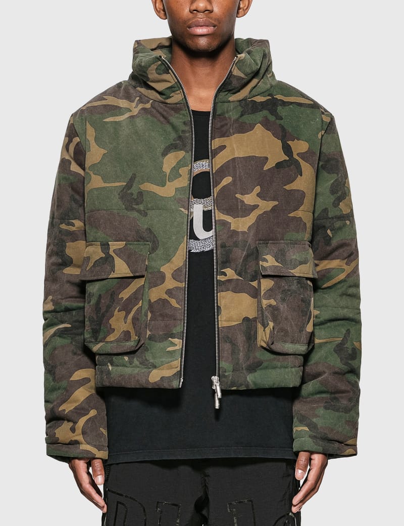 camo puffer mens