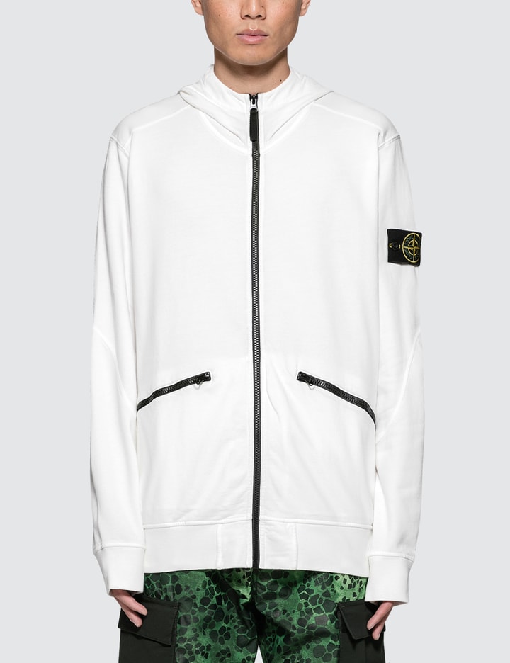 Zip Hoodie With Contrast Zippers Placeholder Image