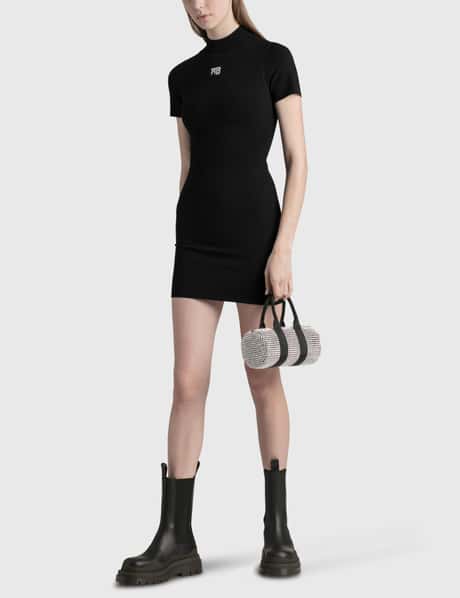 T By Alexander Wang - Bodycon Crewneck T-shirt Dress | HBX 