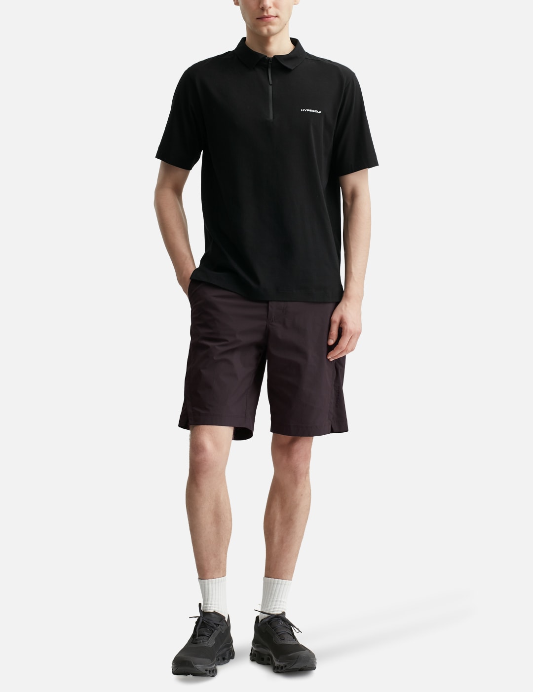 X POST ARCHIVE FACTION (PAF) Half Zip-Up Polo T-Shirts view 20