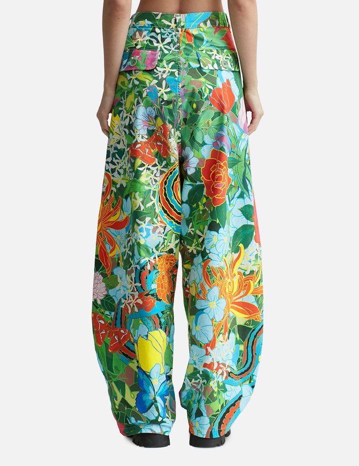 Sky High Farm Workwear Camo Print Cargo Pants In Green