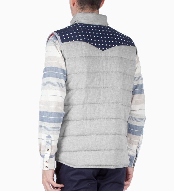 Jiberish Grey Polka Vest