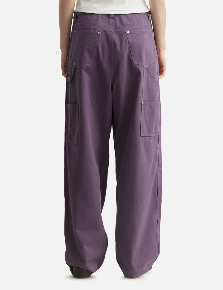 Purple Cargo Pants view 4