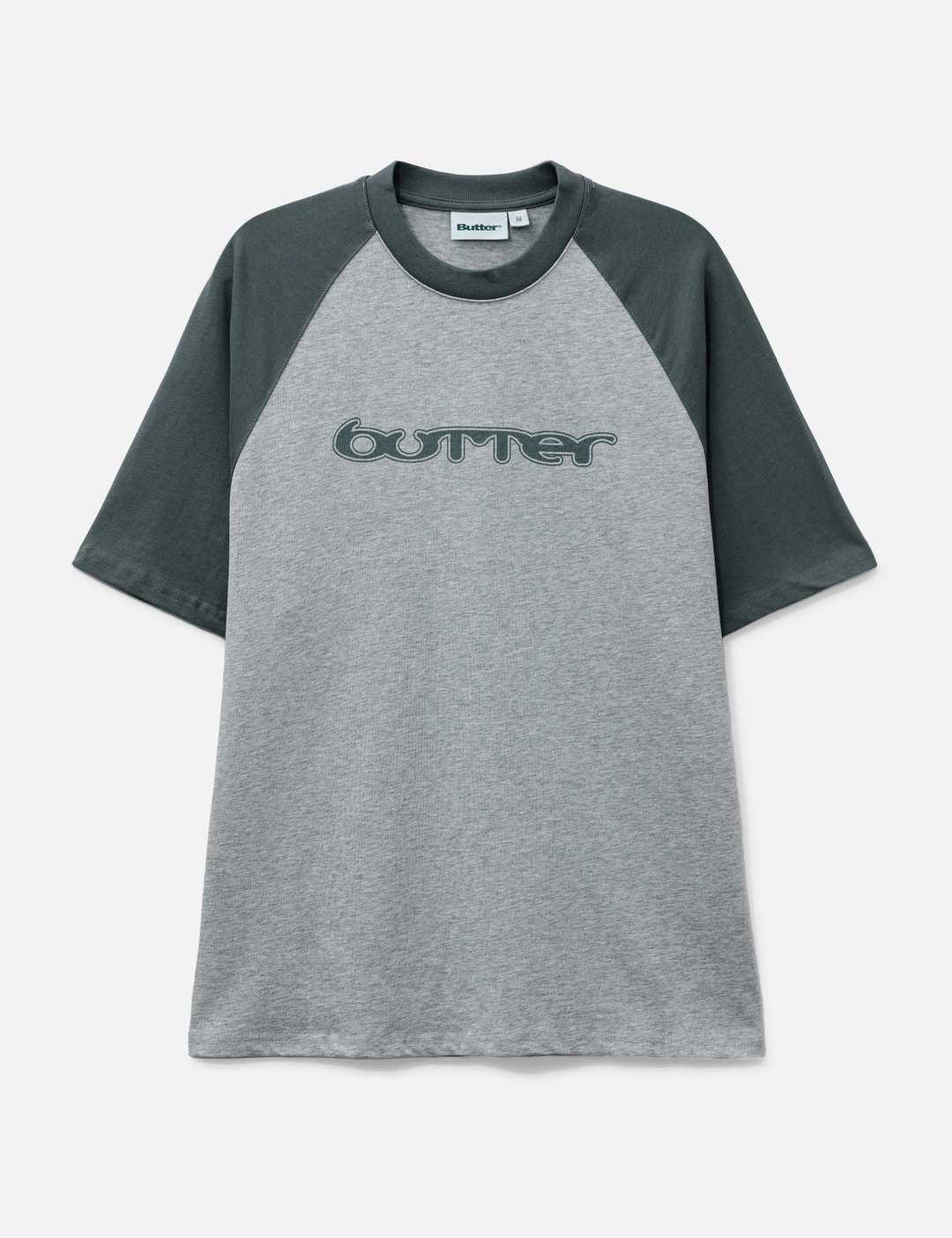 Butter Goods Witness Raglan T-shirt In Grey/灰色/그레이/グレー