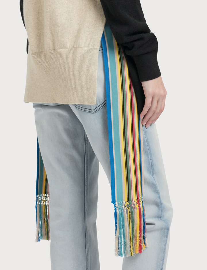 5 Pocket Jeans Knit Stripe Bands Placeholder Image