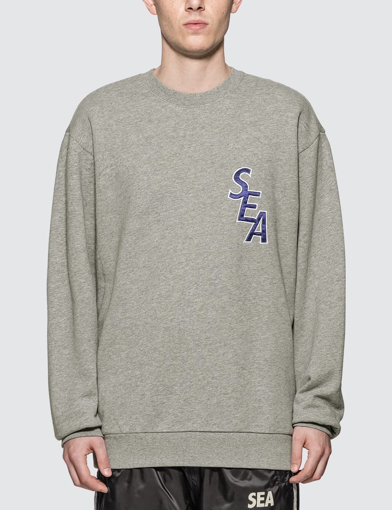 WIND AND SEA SEA Crew neck Lilac_Soil｜メンズ 