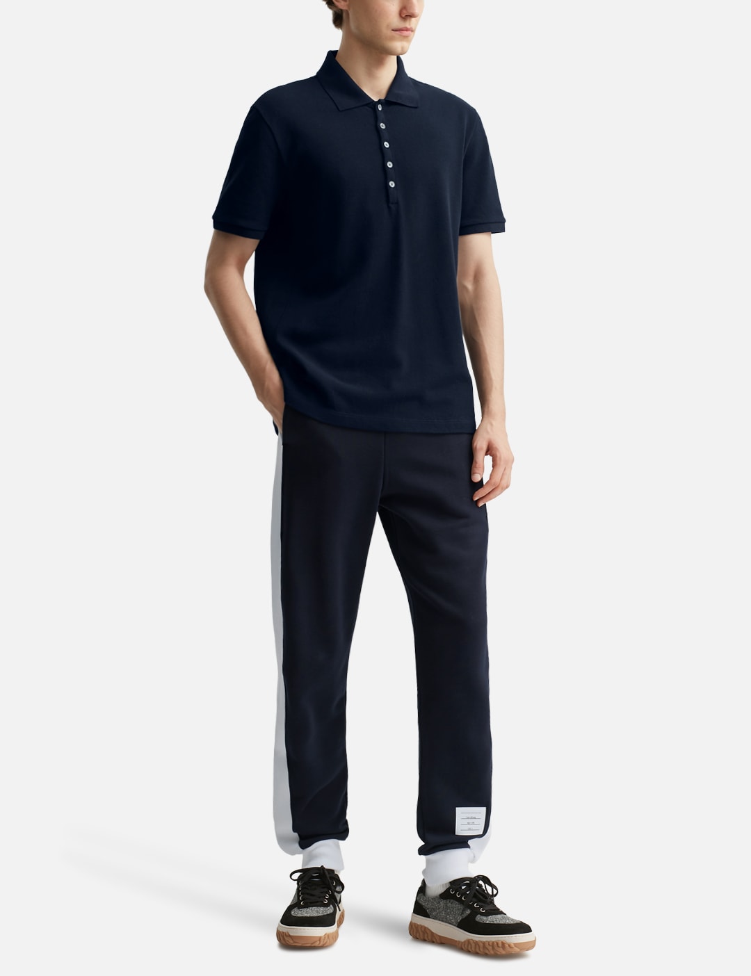 Classic 4-Bar Jersey Loopback Sweatpants view 15