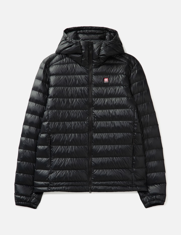 66°north Keilir Hooded Down Jacket In Black