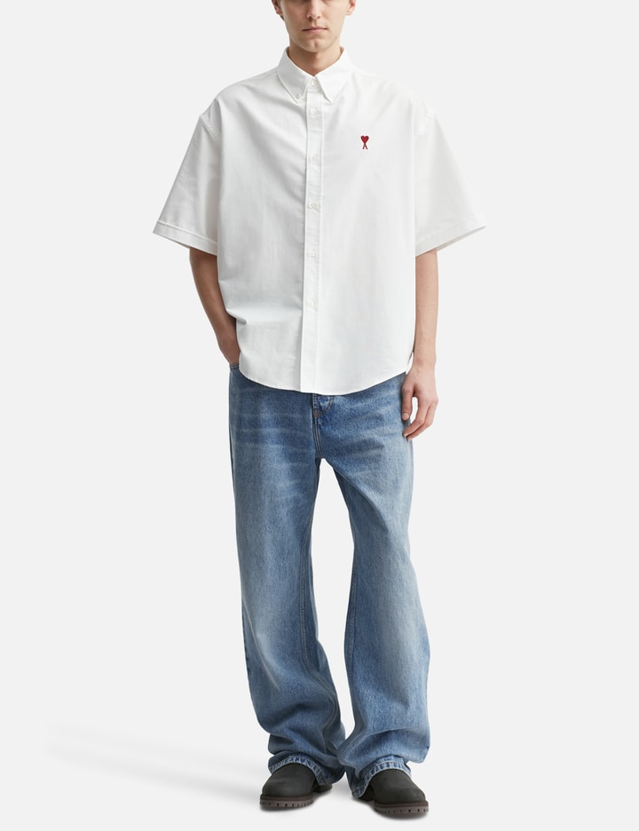 Ami Alexandre Mattiussi Cotton Boxy Fit Short Sleeves Shirt