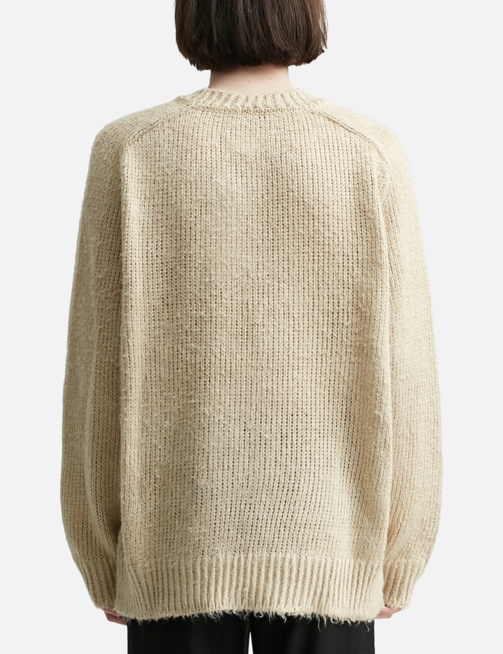 Brushed linen knit sweater Placeholder Image