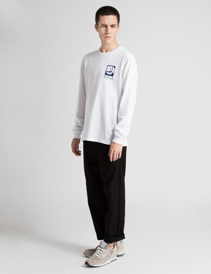 White/Navy PSC JacobÍs Corner Fuck It L/S T-Shirt Placeholder Image