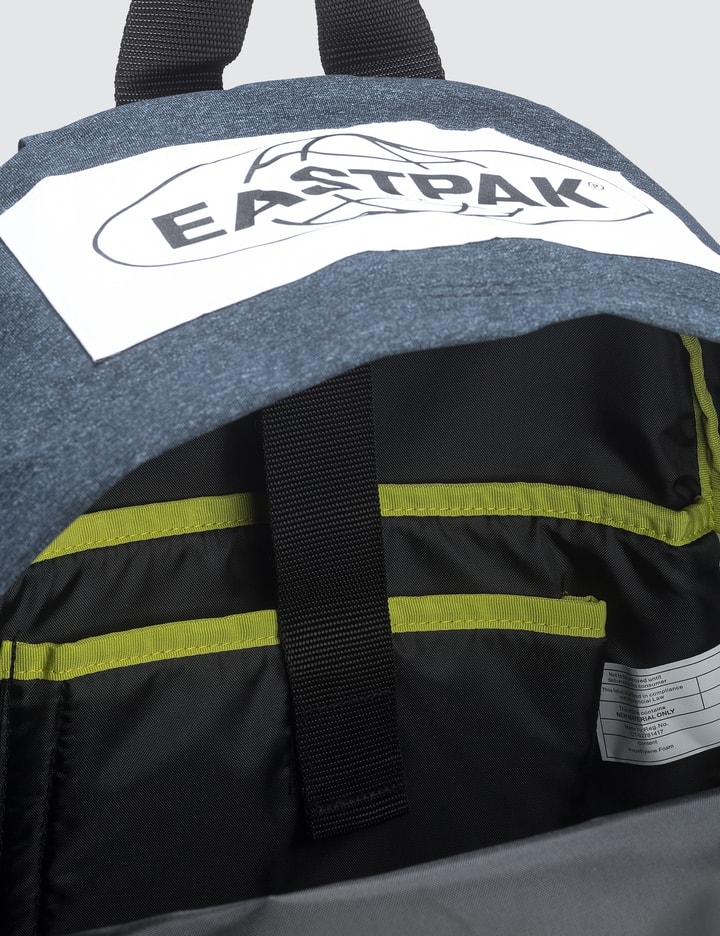 Msgm X Eastpak Denim Logo Backpack Placeholder Image