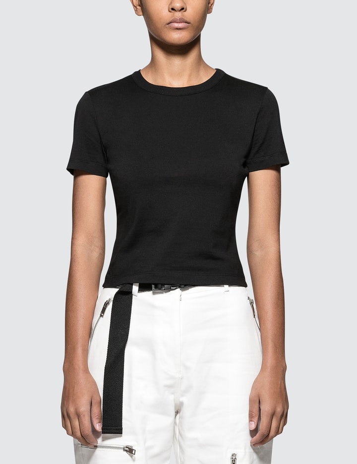 Light Pure Cotton Jersey Short Sleeve Basic T-shirt Placeholder Image