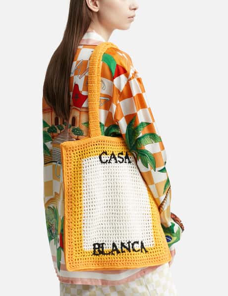 Casablanca - Unisex CROCHET CUXIMALA BAG | HBX - Globally Curated 