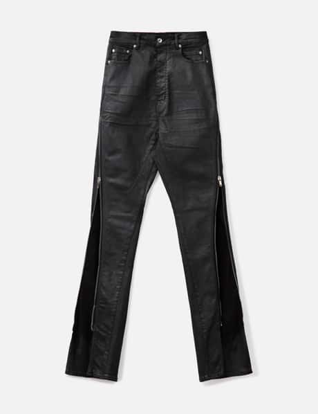 Rick Owens Drkshdw Hollywood Bolan Banana In Wax Stretch Denim