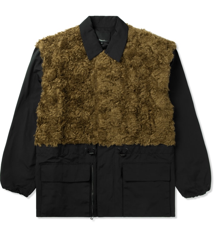 Gold Tromp L'oeil Combo Panel Parka Jacket Placeholder Image