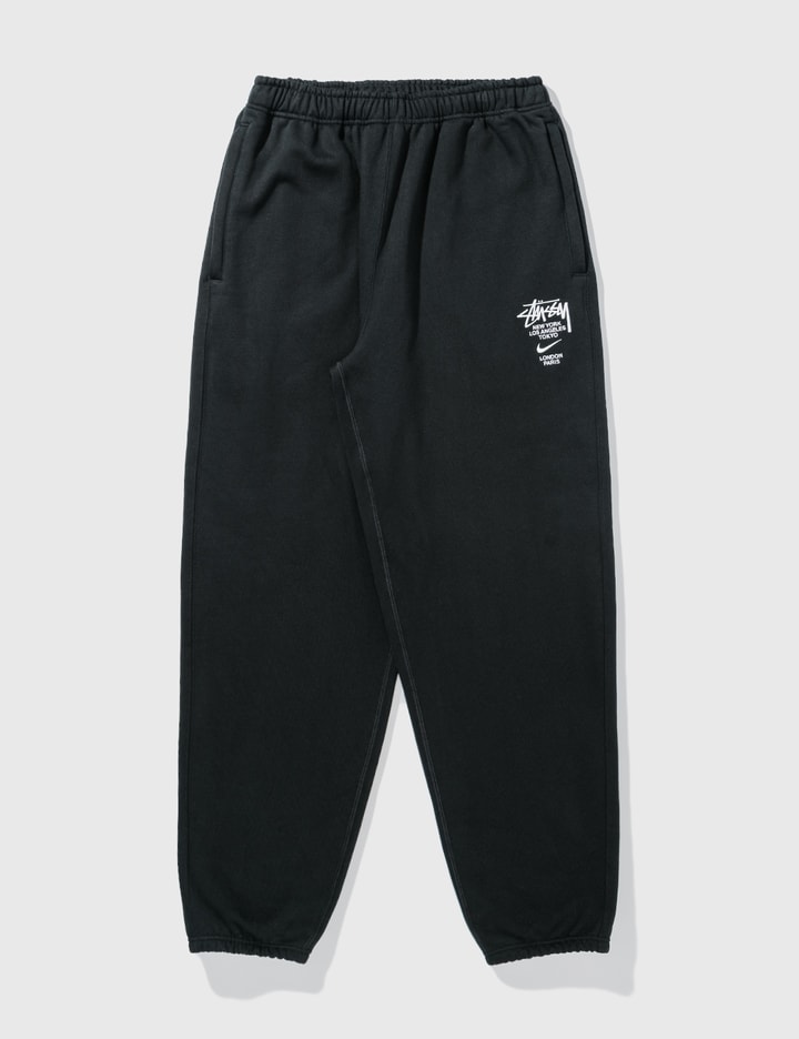 Stussy X Nike Sports Pants In Black