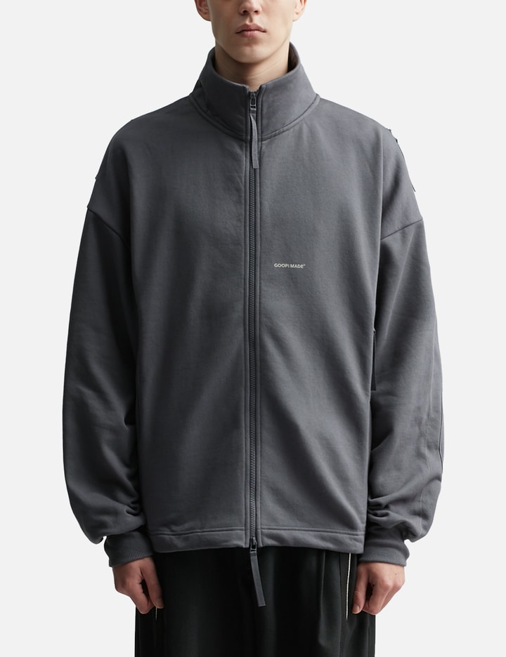 Goopimade “pth-01” Softbox Multi-zip Cozy Jacket In Grey