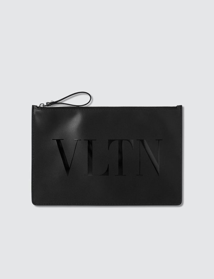 Valentino Garavani VLTN Logo Leather Pouch Placeholder Image