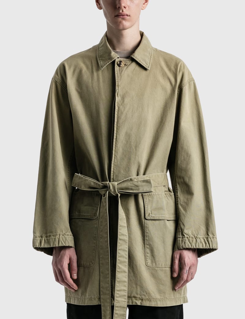 green military coat