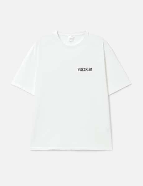 Wacko Maria Tim Lehi / Washed Heavy Weight Crew Neck T-shirt ( Type-8 )