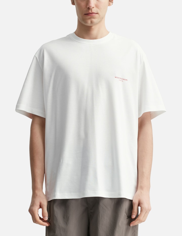 Wooyoungmi Tuft Embroidered Back Logo T-Shirt