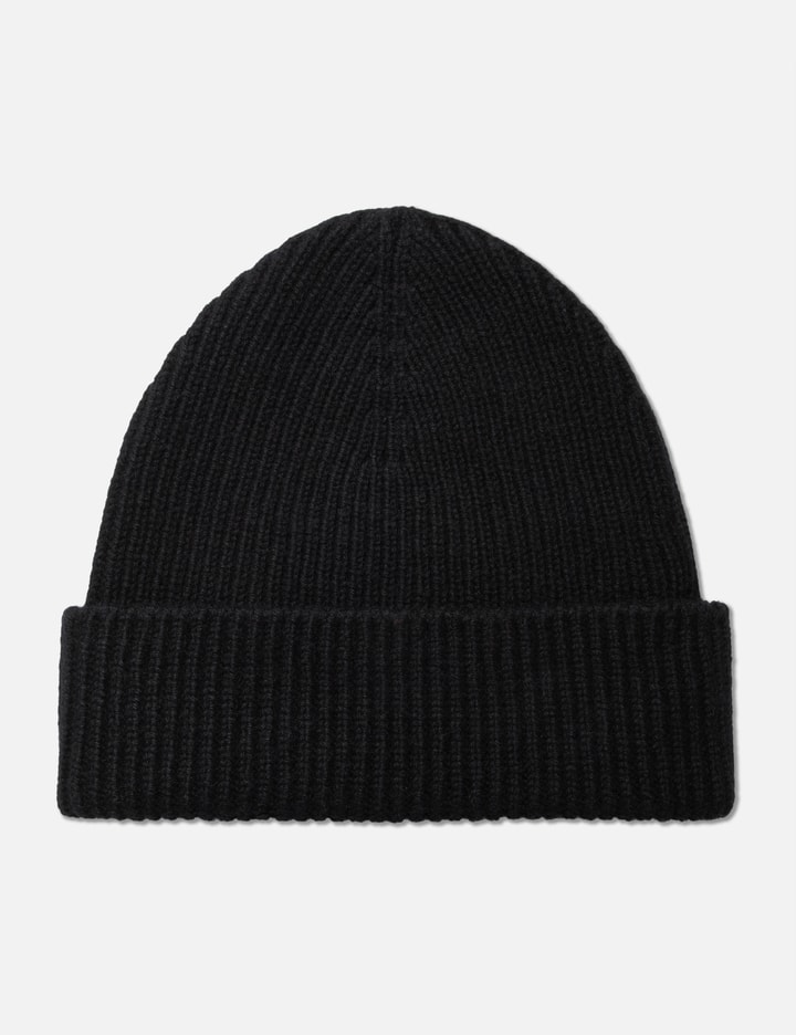 Shop Burberry Ribbed Cashmere Beanie In Black
