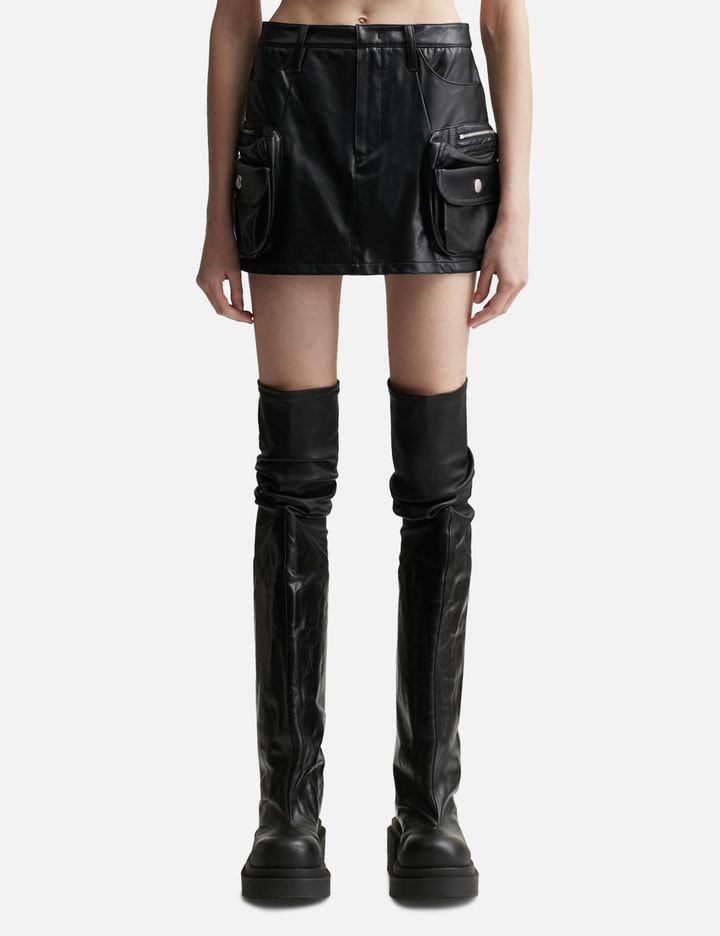 Faux Leather Utility Skirt Placeholder Image