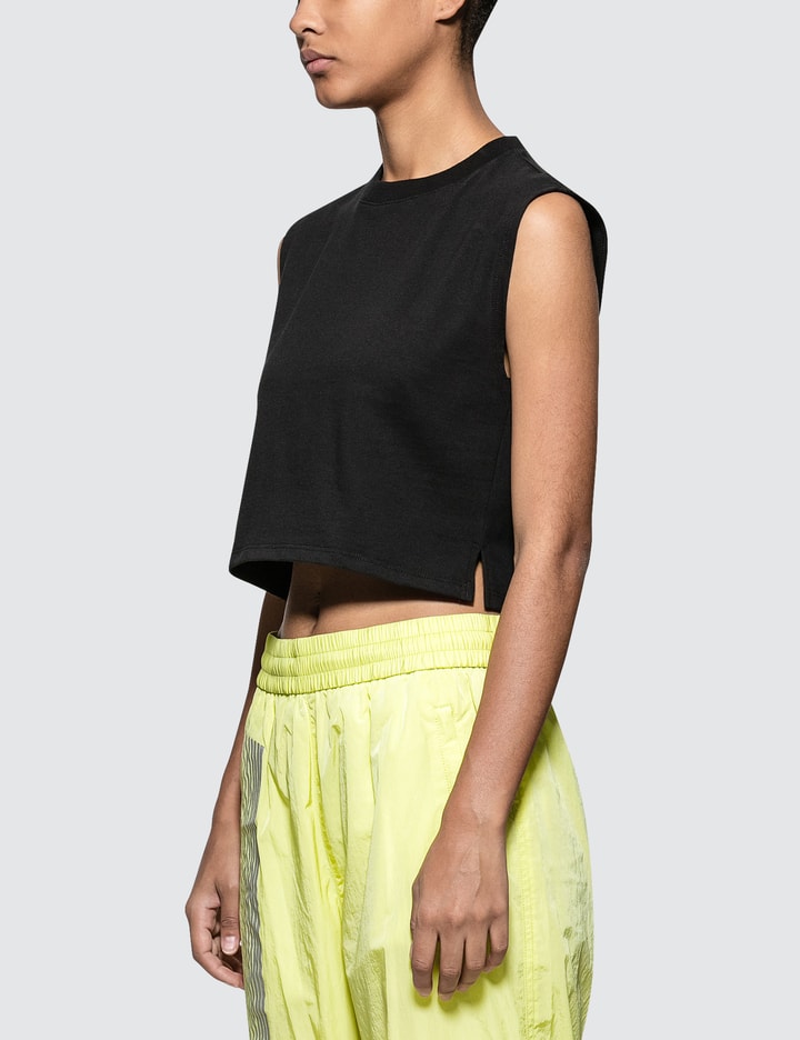 The Sleeveless Crop T-shirt Placeholder Image