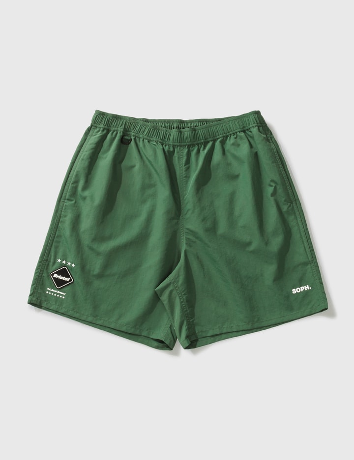 F.c. Real Bristol Nylon Easy Shorts In Green