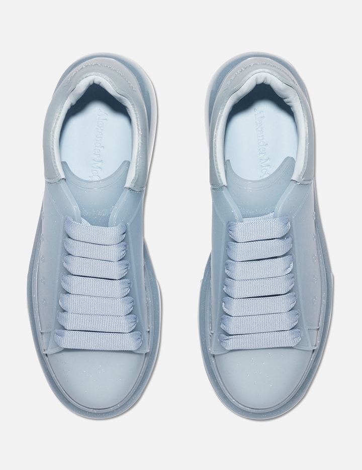 Alexander McQueen Wmns Oversized Sneaker 'White Chrome Green