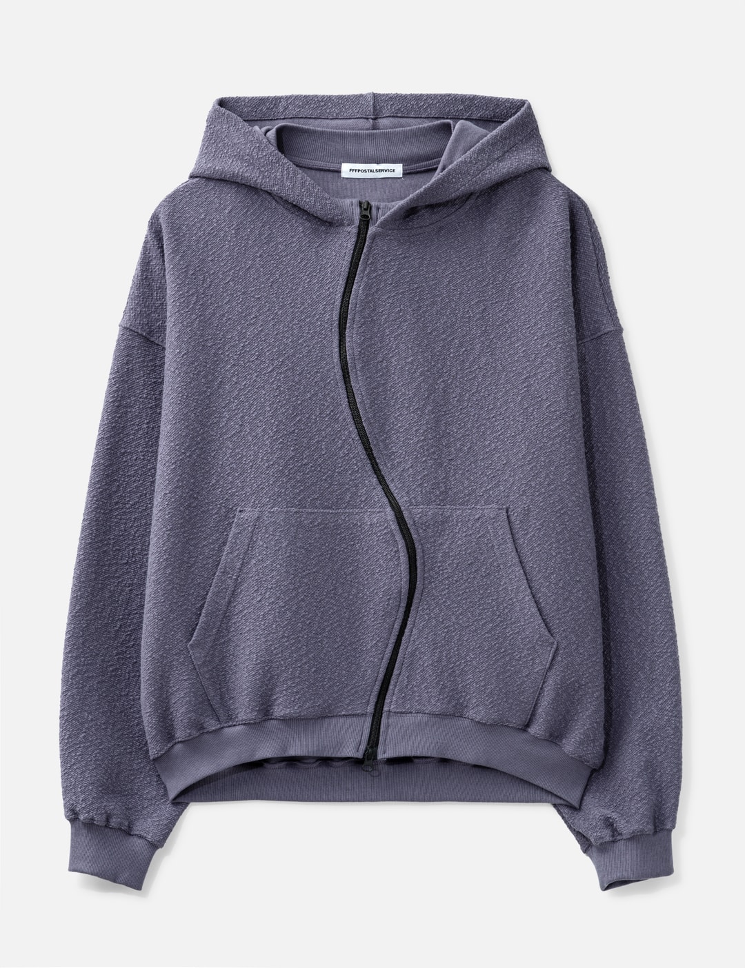 Curved Zip-Up Round Hem Hoodie view 7