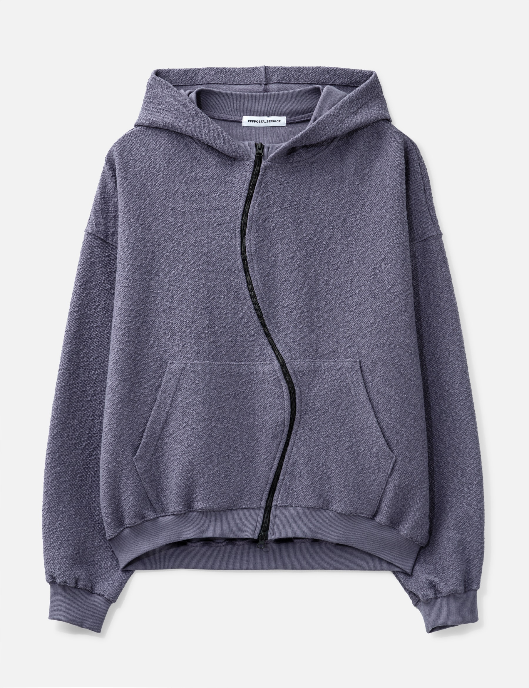 Curved Zip-Up Round Hem Hoodie view 16