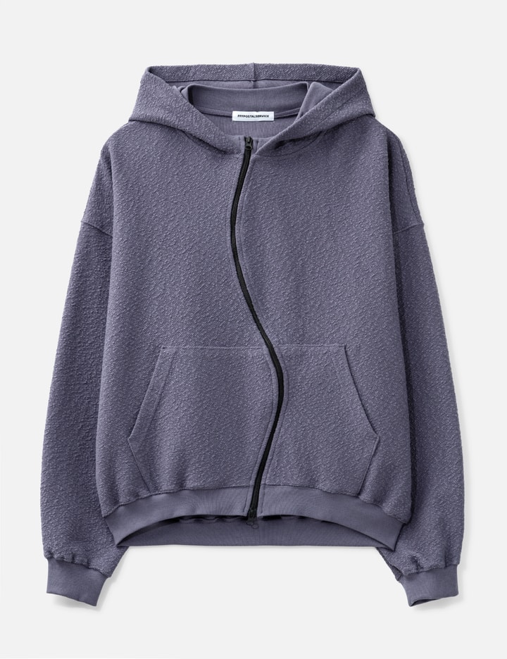 Curved Zip-Up Round Hem Hoodie Placeholder Image