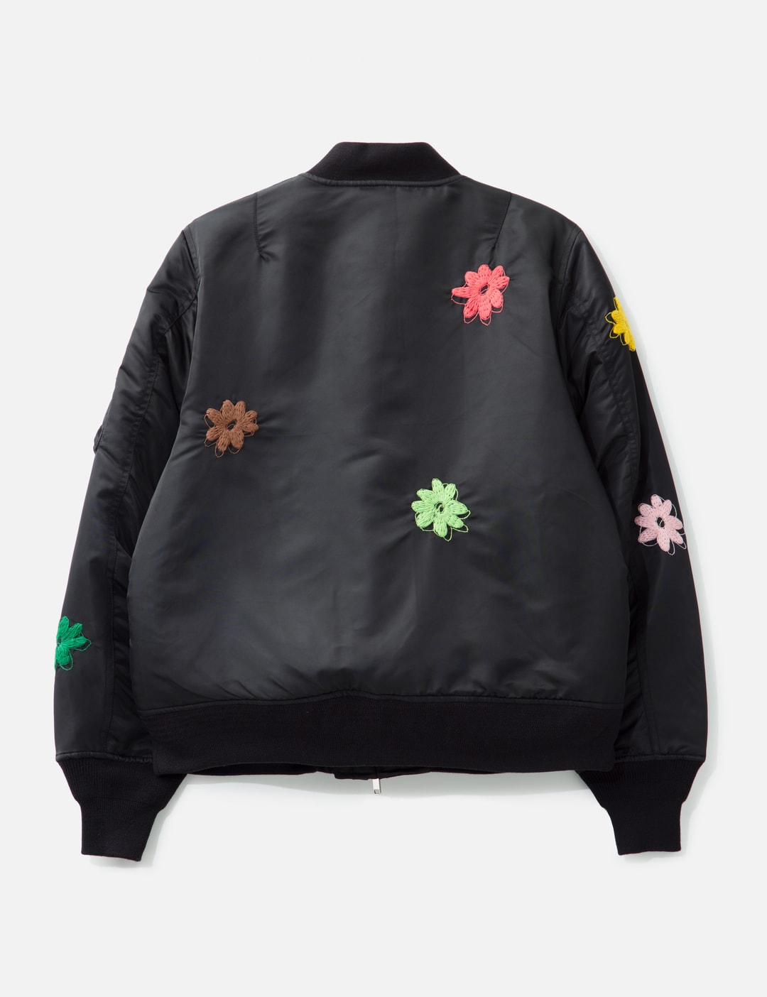 Flower Embroidery Flight Jacket view 9